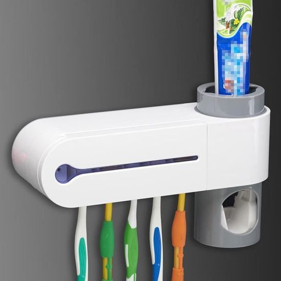 transparent et argenté mat gobelet salle de bain pour brosse support brosse à dent moderne à motifs rasoirs ou cosmétiques lot de 2 mDesign porte brosse à dent plastique et métal