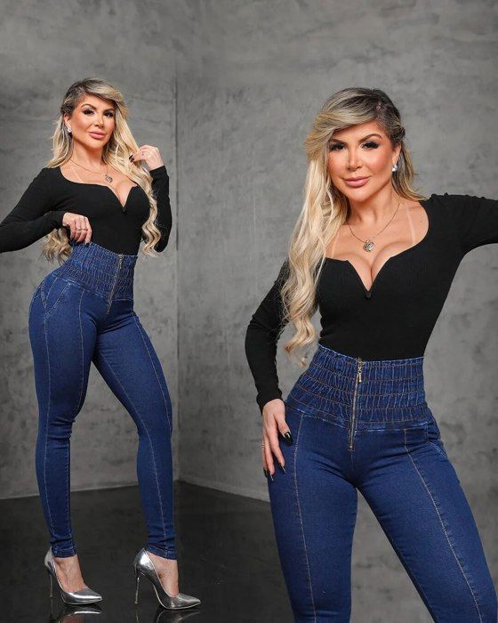 Jean moulant femme shop