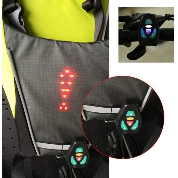 Gilet directionnel velo clearance