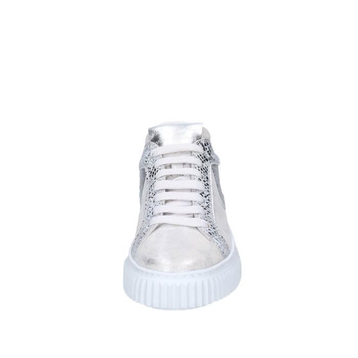 Basket blanche et argent new arrivals
