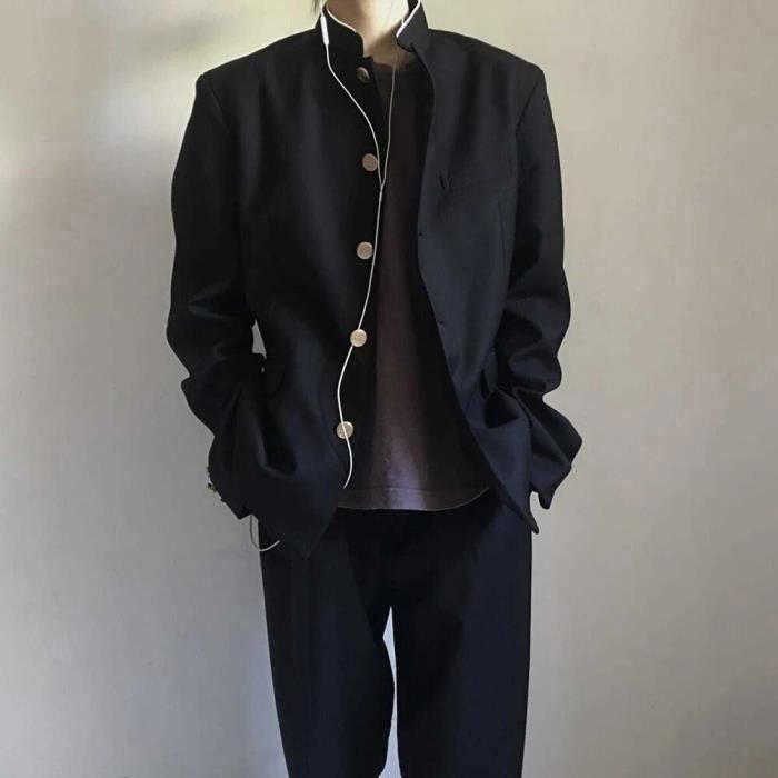 Veste japonaise col mao outlet
