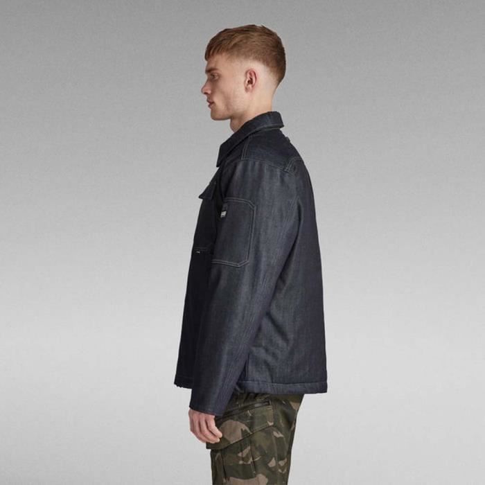 Veste en jean rembourree G STAR RAW Deck pour homme Bleu Raw denim S Raw denim Cdiscount Pret a Porter
