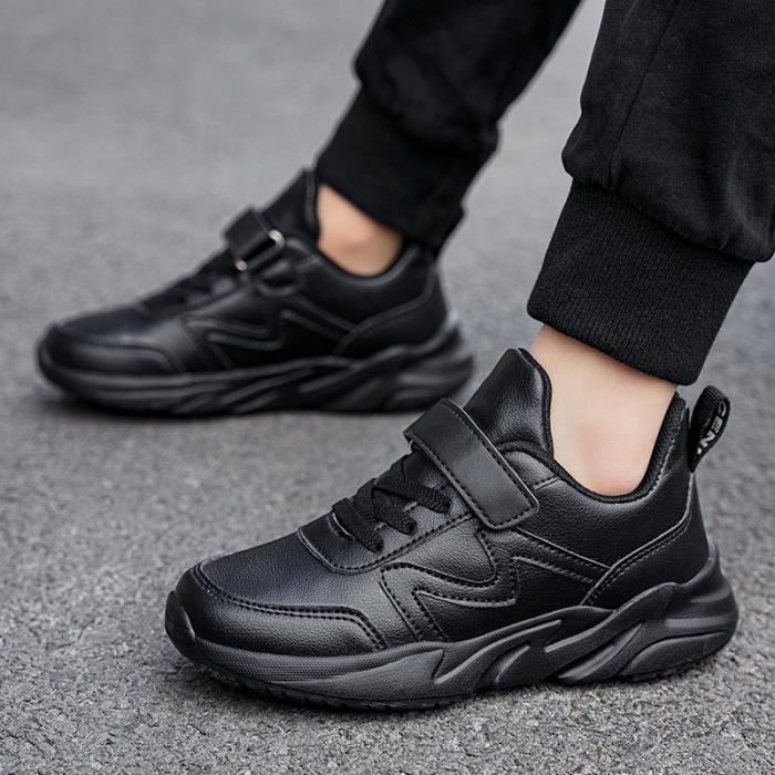 Baskets enfant et adolescent FUNMOON Chaussures de Sport et de loisirs Noir Taille 38 Noir Cdiscount Chaussures