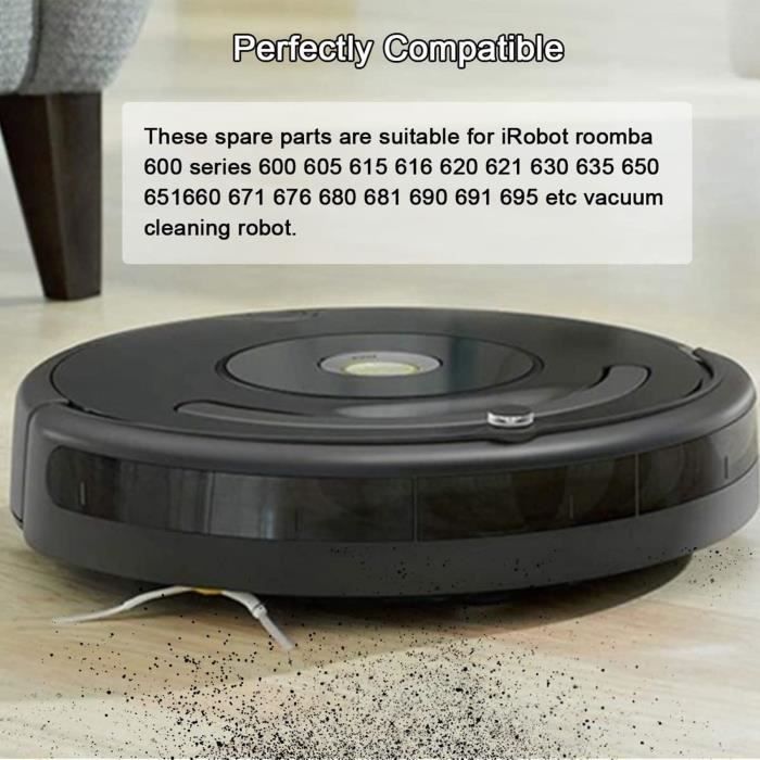 Accessoires du kit de remplacement compatibles avec iRobot Roomba 600