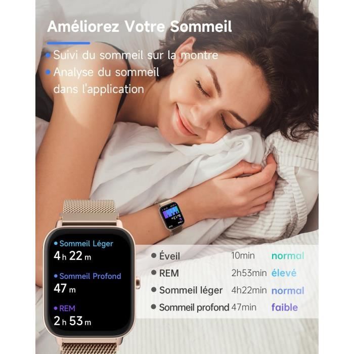 Montre Connect e Femme Avec Alexa Et Podometre 1 8