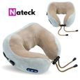 Massaggiatore cervicale riscaldato Nateck Shiatsu 3 velocità Relax - Elettrico_voghion.com