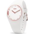 Ice-Watch - ICE cosmos White Rose-gold - Montre blanche pour femme avec bracelet en silicone - 016300 (Small)-0