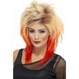 Perruque blonde coupe mulet femme années 80 - SMIFFY'S - Taille Unique - Pour adulte-0