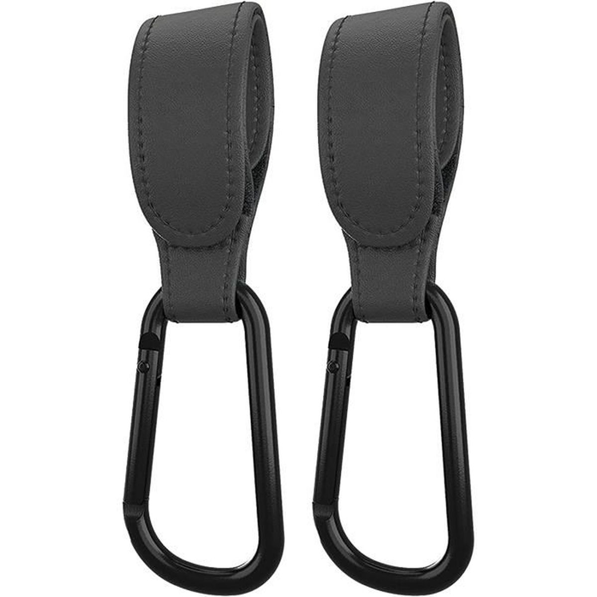 6 Pièces Accroche Poussette Clips Mousquetons Crochets Mousqueton 6 pour Accrochez vos Achats Sacs et Cabas sur un Landau Universel Crochets Poussettes 