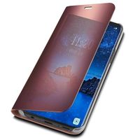 Samsung Galaxy s9 plus Coque Miroir Antichoc Clear View Etui Housse Cover Flip Case pour Samsung Galaxy s9+ - juanstar1907981