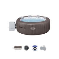 Spa gonflable rond Lay-Z-Spa® Dominica Hydrojet™ - BESTWAY - 4 à 6 personnes - 140 Airjet™ et 4 Hydrojet™