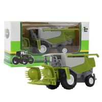 Fdit jouet de véhicule d'enfants 1:50 moissonneuse agricole modèle de voiture en alliage agriculteur tracteurs voiture enfants