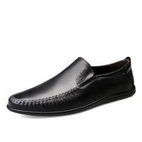 Mocassins Homme Cuir Classic Oxford - Noir - Chaussures en cuir pour homme