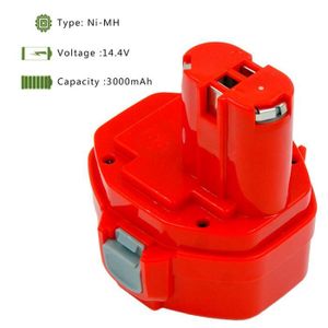 14.4V 3000mAh Ni-MH Batterie Pour Makita PA14 1420 1422 1433 1434 1435F 192699