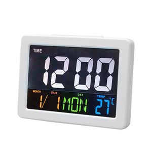 Réveil De Voyage Numérique LCD Transparent Metro Avec Hub USB Et Câble