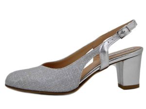 Chaussures Plates Femme Even&odd - Gris Et Argenté - Pointure 39 - Tissu Et Caoutchouc - Neuf Sans Boîte