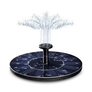 POMPE - FILTRATION  Fontaine Solaire, KKmoon 7V /1.4W Pompe à Eau Solaire pour Bassin / Piscine / Décoration de Jardin