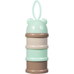Doseur De Lait En Poudre Empilable 3 Compartiments - Récipient De Voyage Pour Biberon, Capacité 80g Par étage, Design Cartoon - 9