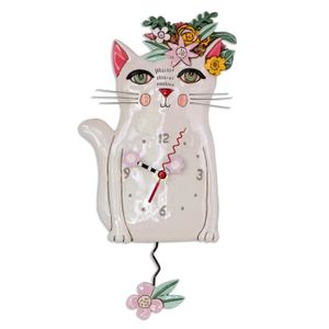 Pendule En Forme De Chat Cdiscount