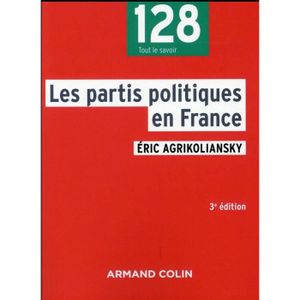 LIVRE SCIENCES PO  Livre - les partis politiques en France (3e éditio