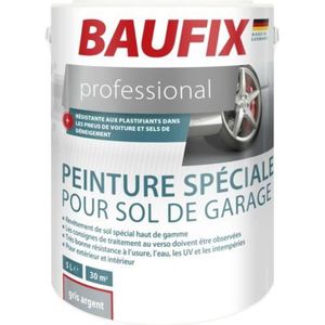 PEINTURE - VERNIS Baufix professional Peinture spéciale pour sol de garage gris argent
