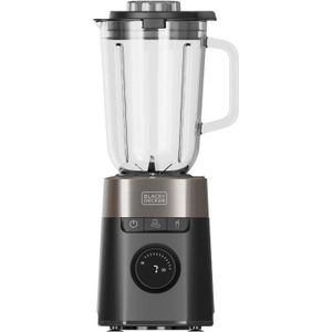 Blender Professionnel 2200W – CM-815 – 2L, 6 Lames, 7 Vitesses (Noir/Argenté)