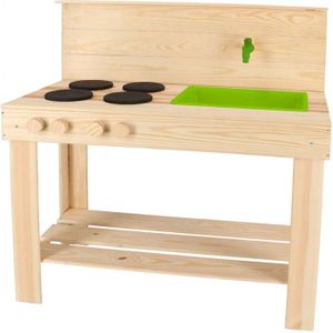 DINETTE - CUISINE Cuisine d'été en bois pour enfants Cuisy Beige