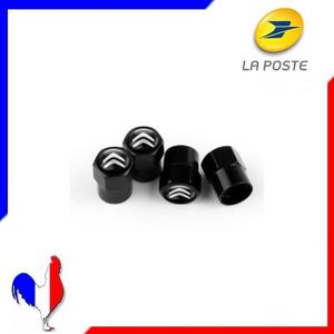 Lot de 4 Capuchons de Valve de Roue de Voiture avec Porte-clés pour DS5 DS6 DS9 DS7 DS4 DS3 Berlingo C2 C3 C4 C5 C6 C4L C8 