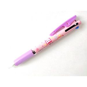 Lot de 12 stylos à bille Kawaii Supertool le bureau 0,5 mm Encre noire violet Stylos à encre gel pour l’école