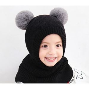 couleur Jaune 1-5 ans Cagoule en tricot à motif écouteurs pour bébé et  enfant, fille ou garçon,adorable couvre-chef chaud à doublure en velours,  idéal
