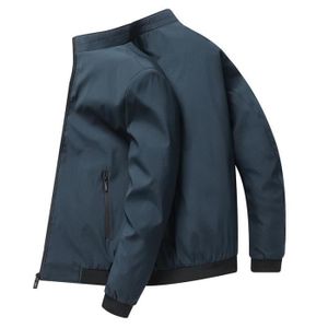 Bomber Homme Léger Printemps-Été - Veste Décontractée Zip Avec Poches - Style Business Casual