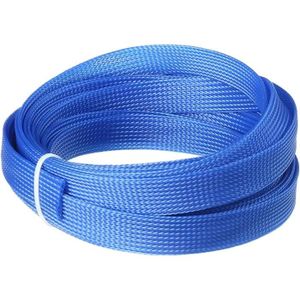 CÂBLE - FIL - GAINE Gaine de cable extensible en PET de 5 m - Bleu - N