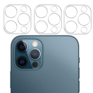 Protection en alliage métallique des objectifs photo pour Apple iPhone 12  Pro, Argent Sidéral, Apple iPhone 12 Pro
