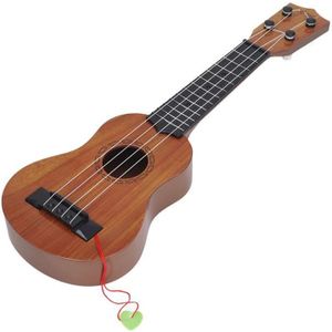 23 mini guitare enfant en bois avec 6 cordes jouets musicaux enfants garcon  fille 3-7 ans, 58,7 x18,8 x5,9 cm (rose) - Cdiscount Instruments de musique