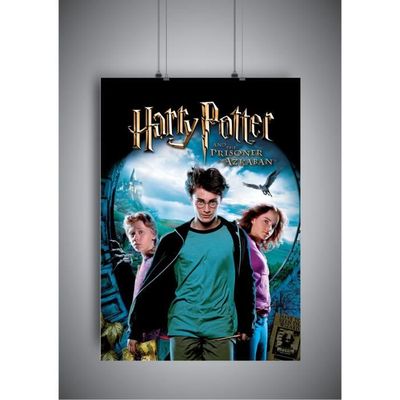Poster Harry Potter 3 Harry Potter and the Prisoner of Azkaban affiche  cinéma wall art - A4 (21x29,7cm) - Cdiscount