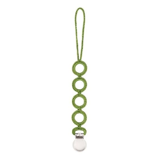 Laisse Pour Tétine – Attache Sucette Avec Motif Lapin | Coton Et Bois, Empêche La Perte, Idéal Bébé