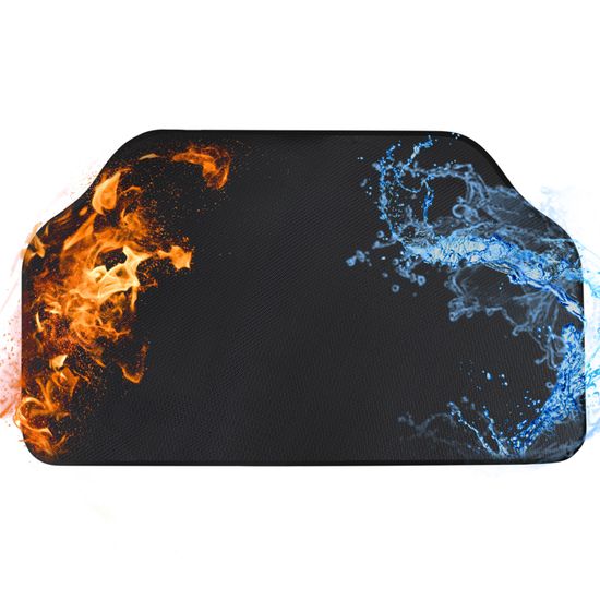 Tapis ignifuge pour cheminée et brasero en fibre de verre ignifuge - Jardin