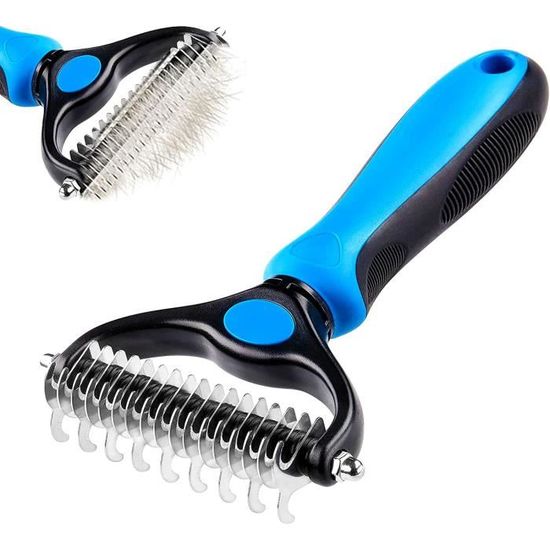 Brosse Pour Chien Et Chat - Enlève Les Poils Morts, Démêle Sans Tirer, Douce Pour La Peau, Tous Types De Poils - 3