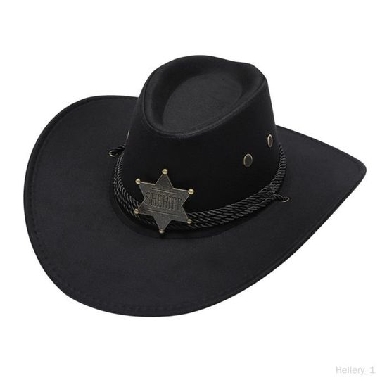 Lot 3 Chapeaux Cowboy Paillettes Pour Femmes Et Hommes - Cowgirl Hat Ajustable Fête Célibataire