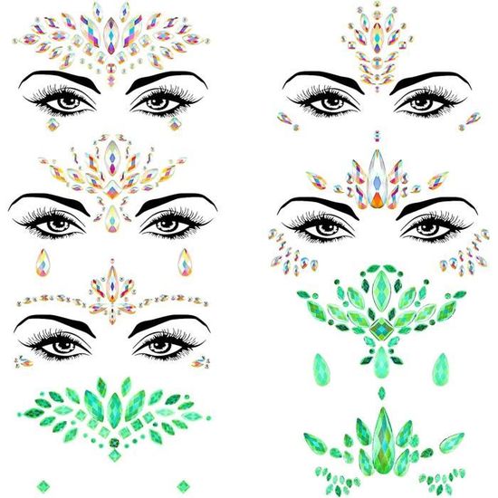 10 Feuilles Halloween Tatouages Temporaires,Araignée Tatouage Temporaire, Autocollant De Tatouage D'Araignée,Araignée Sticker Visage,pour Halloween Maquillage Carnaval Cosplay Costume