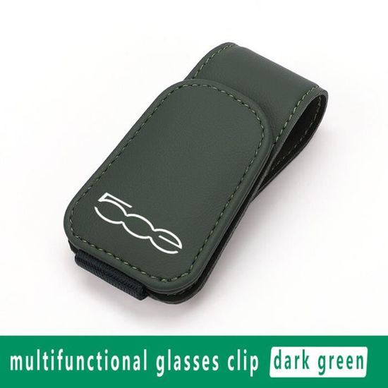 Organiseur Pare-soleil Voiture En Cuir - Porte-lunettes, Cartes, Rangement Multi-poches Avec Clip