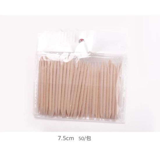 Lot De 50 Mini Bâtonnets En Bois Tête Plate 6x300 Mm - Pour Brochettes, Cocktails, Travaux Manuels, Fêtes