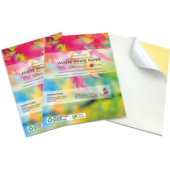 50 Feuilles De Papier Blanc A4 Léger - 60 G/m², Idéal Pour L'artisanat, L'impression Et Le Traçage