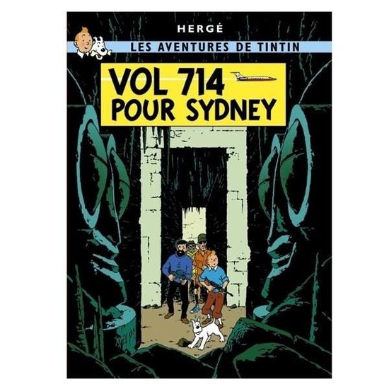 Carte Postale Album De Tintin Vol 714 Pour Sydney 15x10cm Achat Vente Carte Postale Carte Postale Album De Tintin Cdiscount