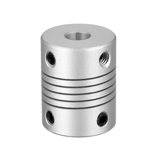 Sourcing Map Starre Wellenkupplung 5–6 Mm Bohrung – Alu, Rot, L=20 Mm, Inkl. M4-Schrauben