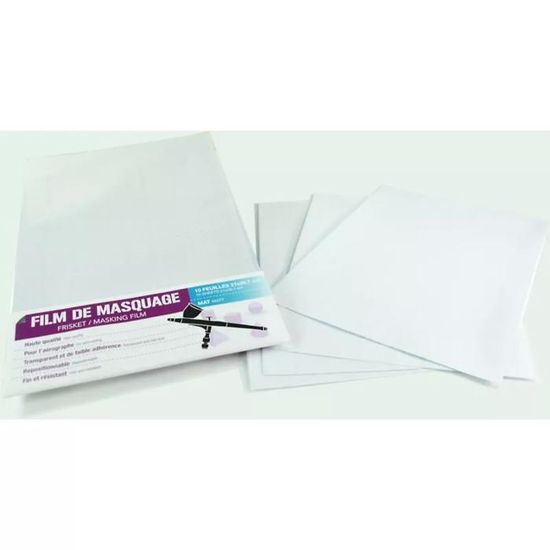Feuilles Plastique Mat Florence A4 0,5mm - Lot De 10 Pour Scrapbooking Et Pochoirs