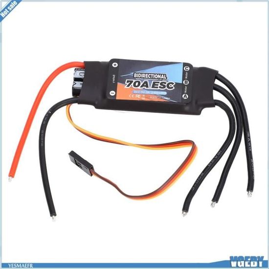 ESC balais RC Boat Brushless ESC, Pièces de Rechange pour Propulseur Sous-marin étanche 90A pour