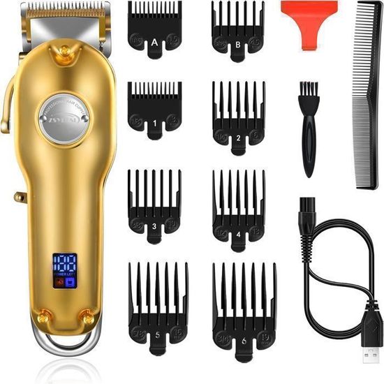 Tondeuse Cheveux et Barbe Hommes Professionnelle Sans Fil, Tondeuse — free download