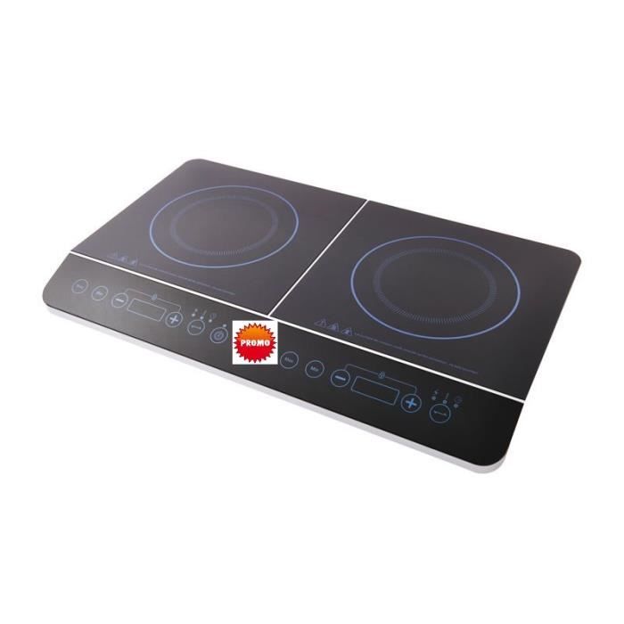 PLAQUE A INDUCTION 2 FEUX TACTILES TRÈS PUISSANTE MEGA PROMO