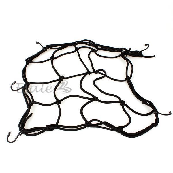 Filet Araignée Porte Bagage Casque Elastique Avec Crochet Pour Moto Quad NEU